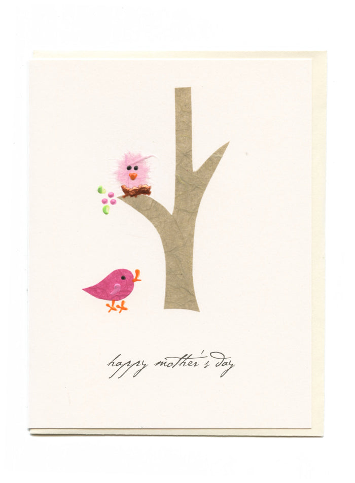 "Happy Mother's Day" Bird in Tree