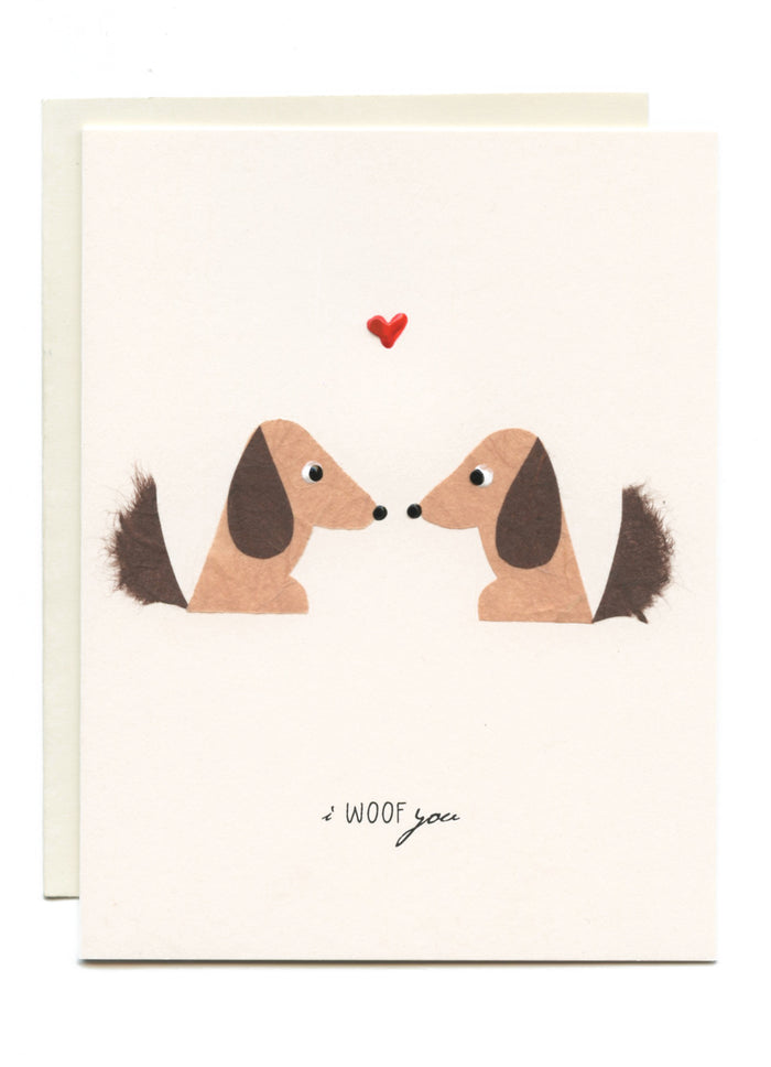 "I WOOF You" Dogs in Love