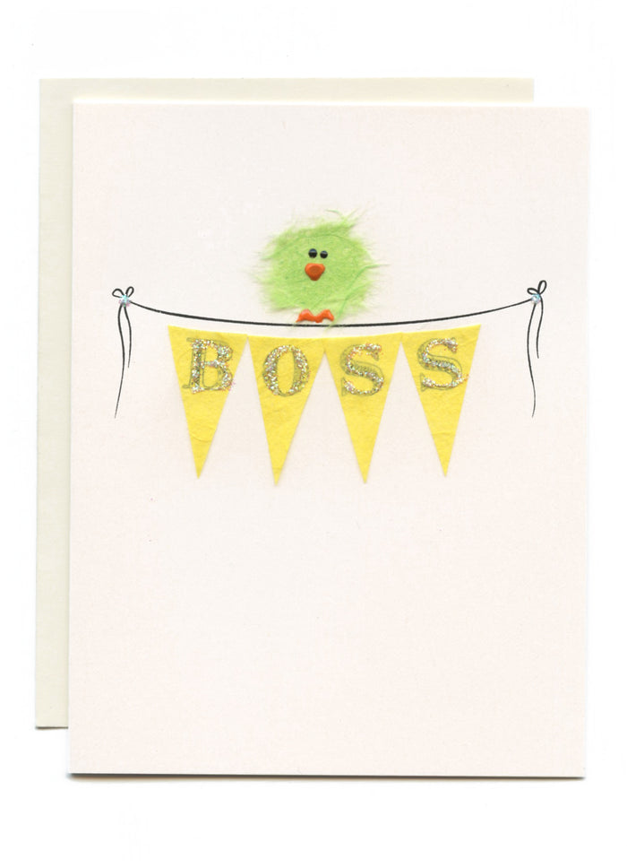 "BOSS" Bird on Banner