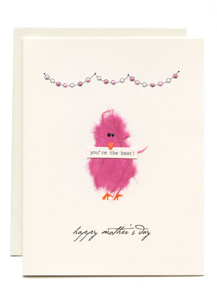 "You're The Best, Happy Mother's Day" Bird W/ Garland