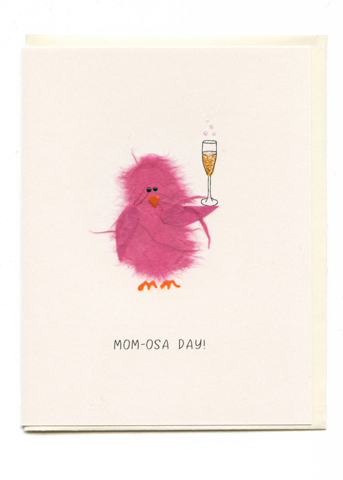 "MOM-OSA DAY" Pink Bird W mimosa