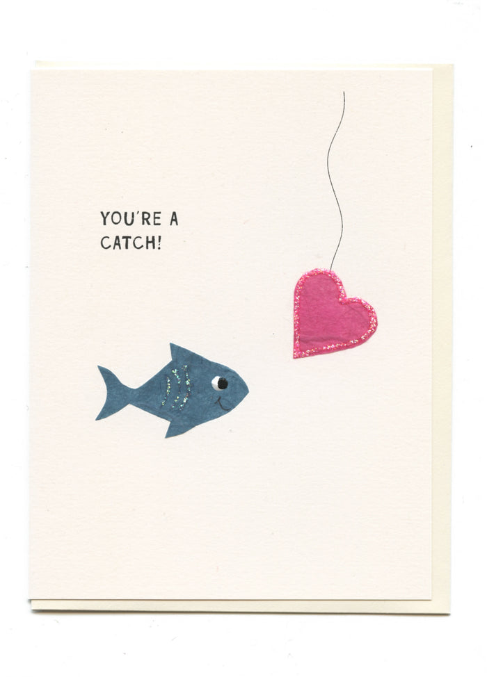 "You're A Catch!" Shark and Heart