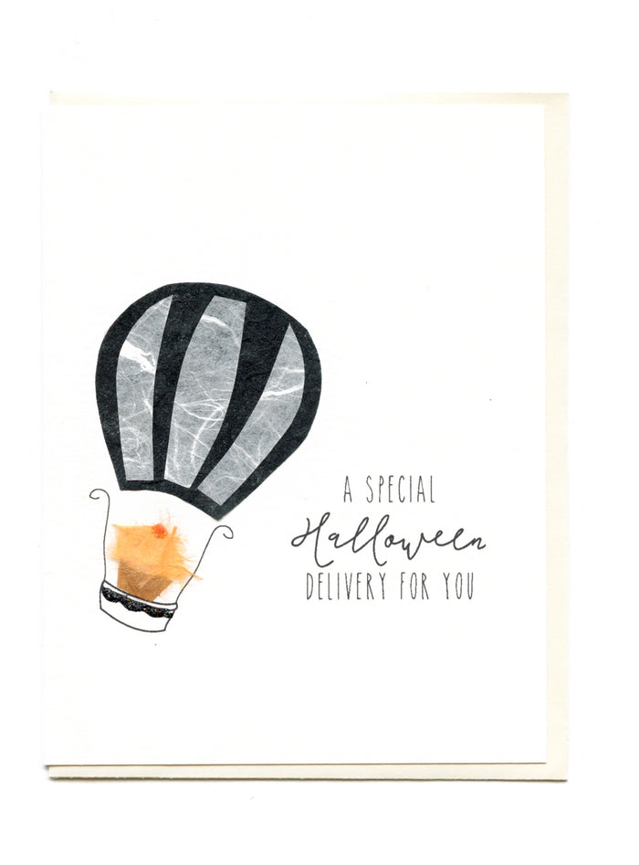 "A Special Halloween Delivery For you" Balloon