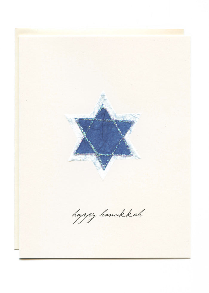 "Happy Hanukkah" Star of David