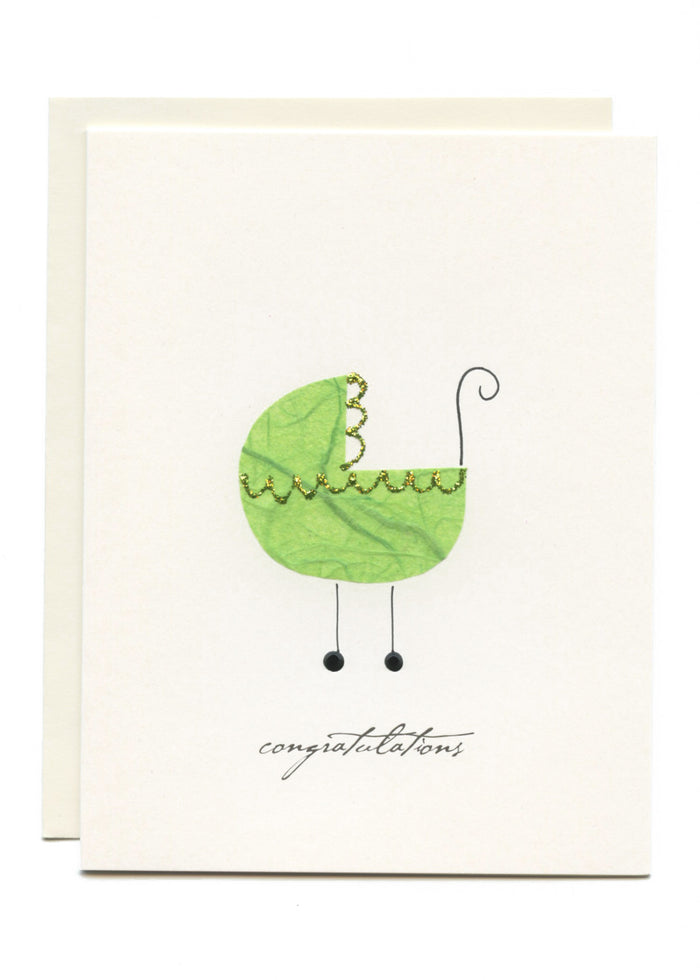 "Congratulations"  Green Buggy