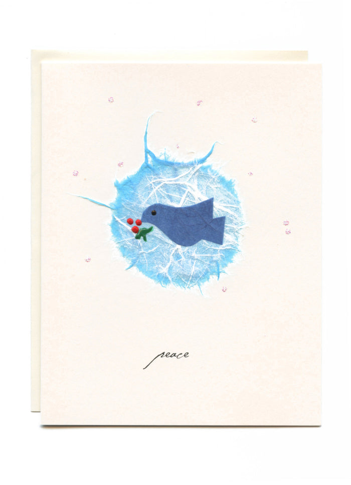 "Peace" Blue Dove