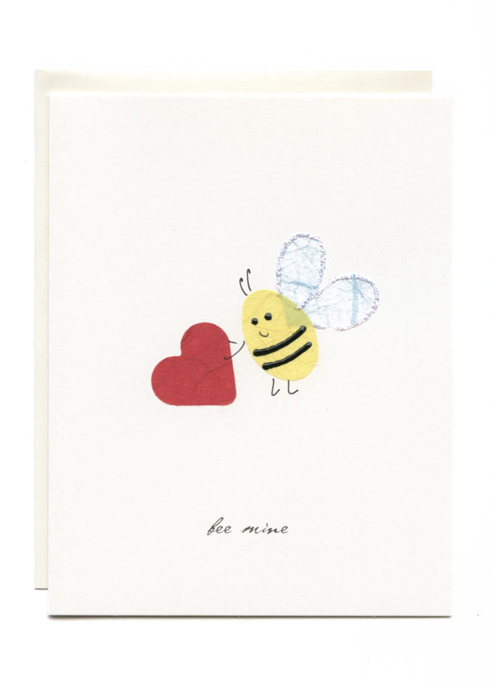 "Bee Mine"  Bee with Heart