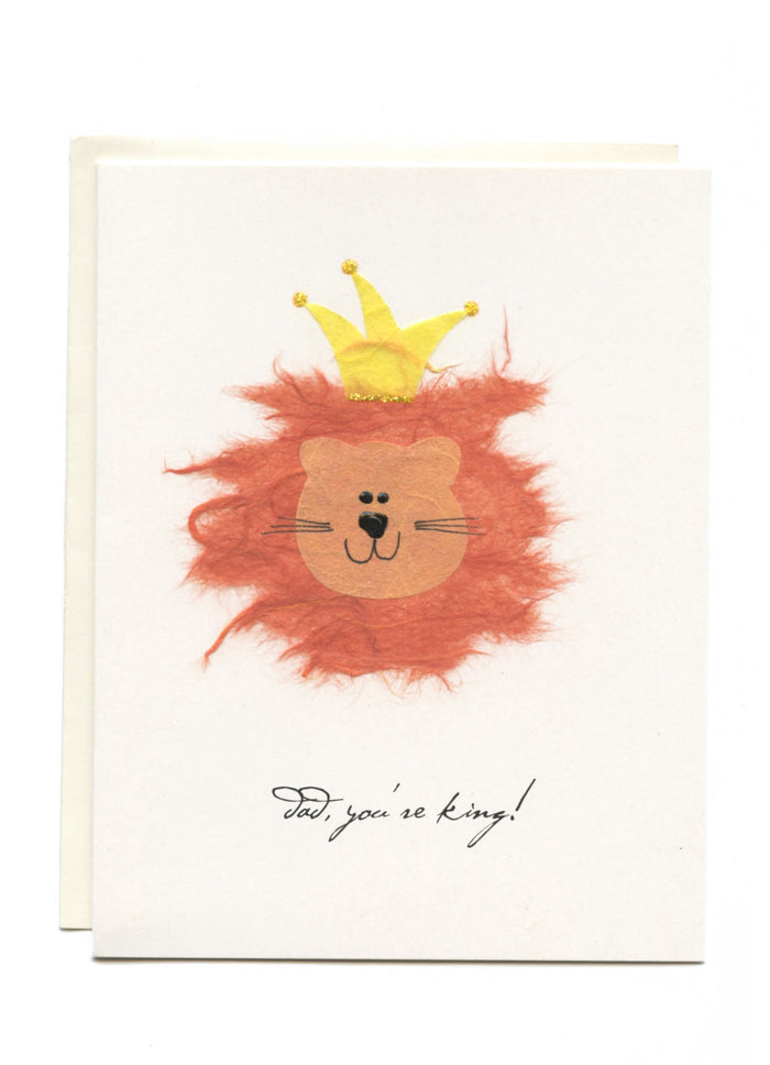 "Dad You're King!" Greeting Card