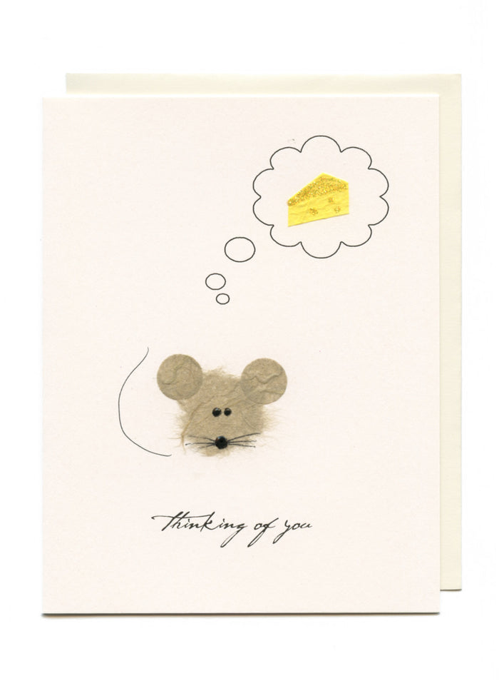 "Thinking of You"  Mouse with Cheese