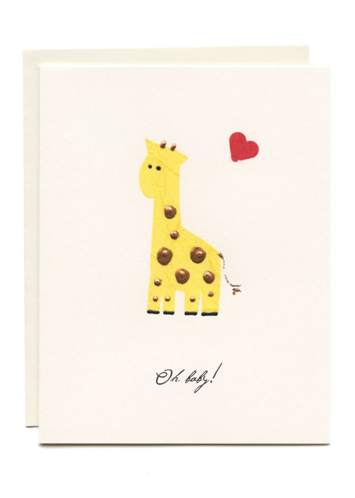 "Oh Baby!"  Yellow Giraffe