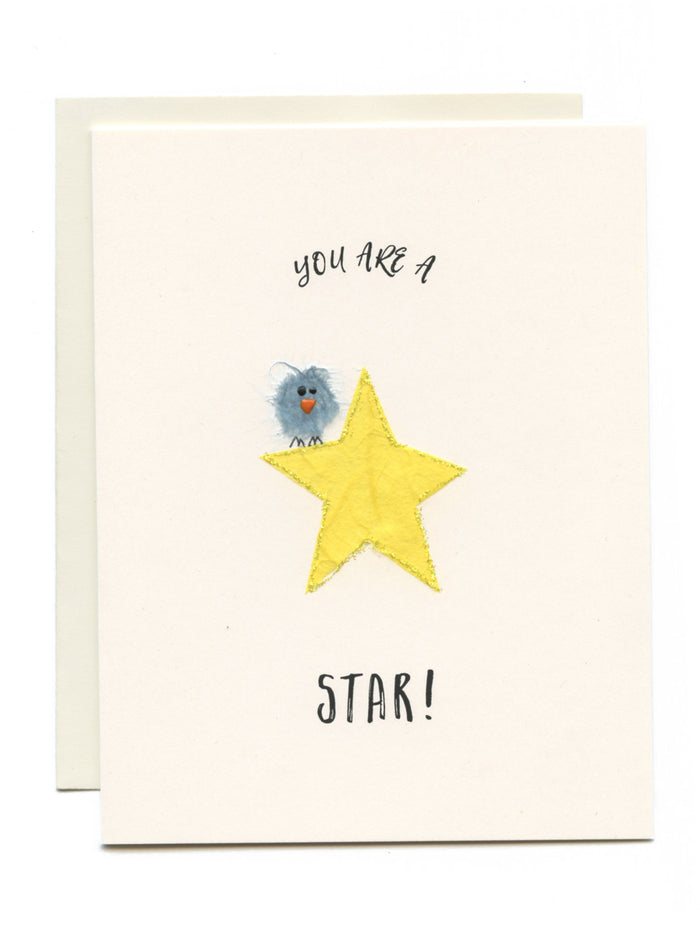 "You're a STAR! Bird on Star