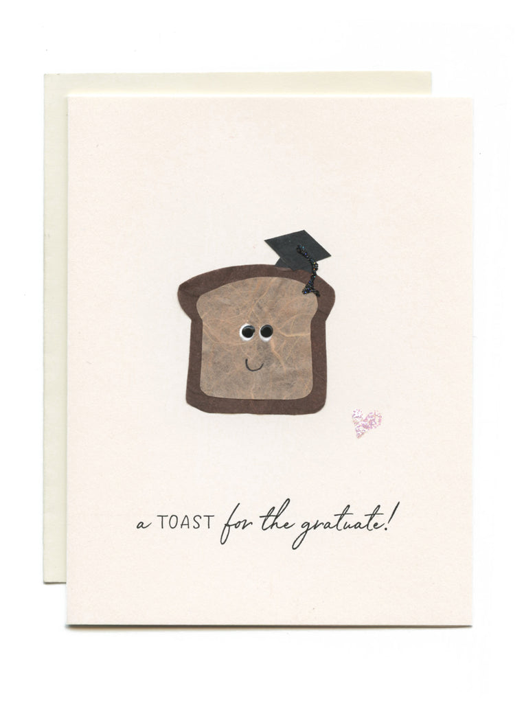 A Toast to the Graduate" Toast with Grad Cap Flaunt Cards A Toast to the Graduate" Toast with Grad Cap Flaunt Cards