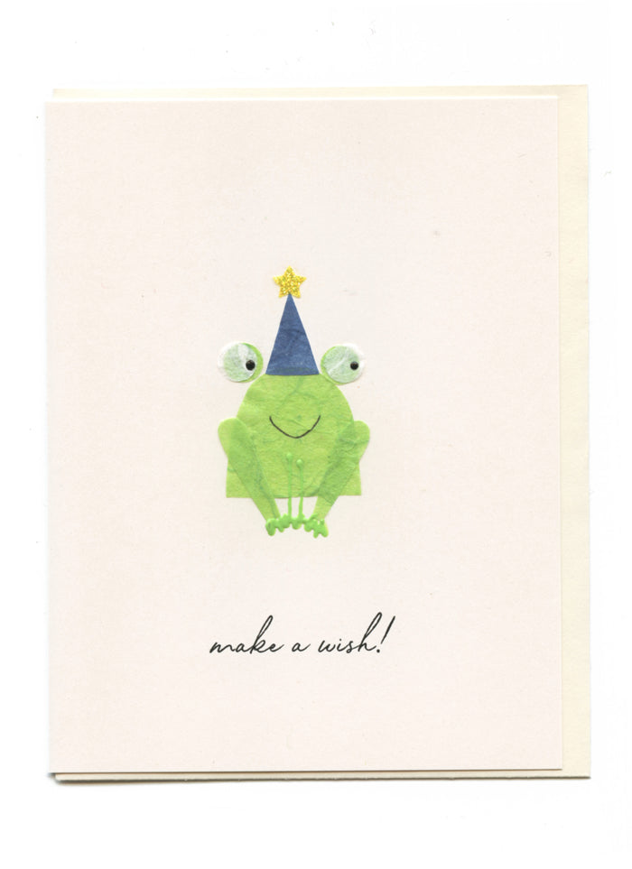 "Make a Wish!" Frog with Star Hat