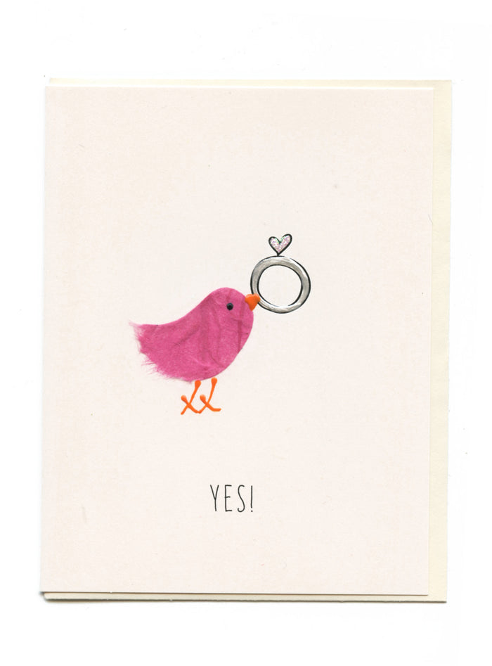 "YES!" Bird with Ring