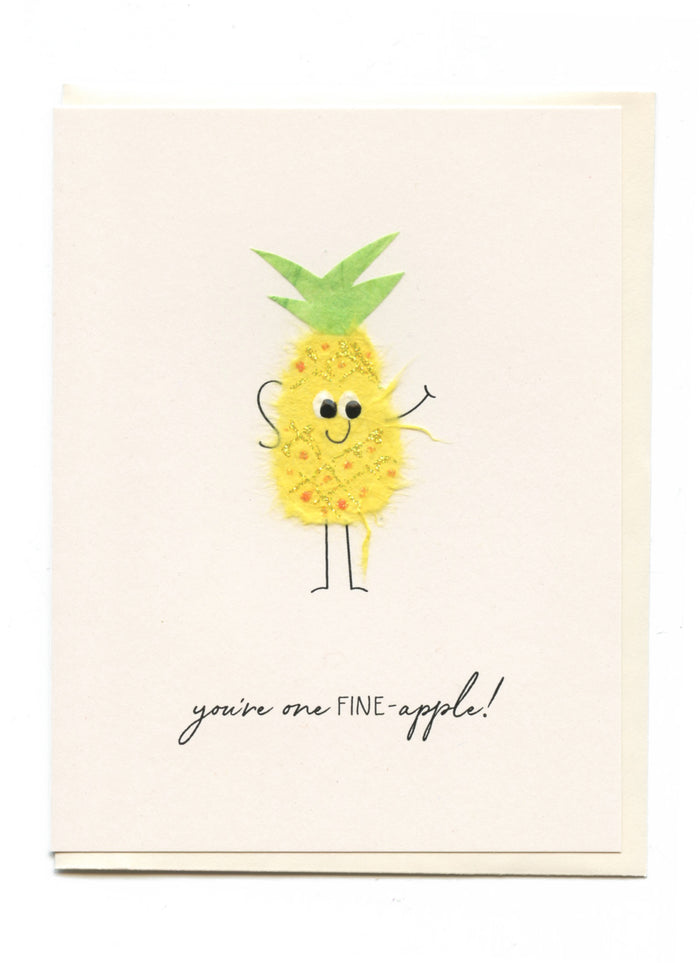"You're One FINE-apple" Fancy Pineapple