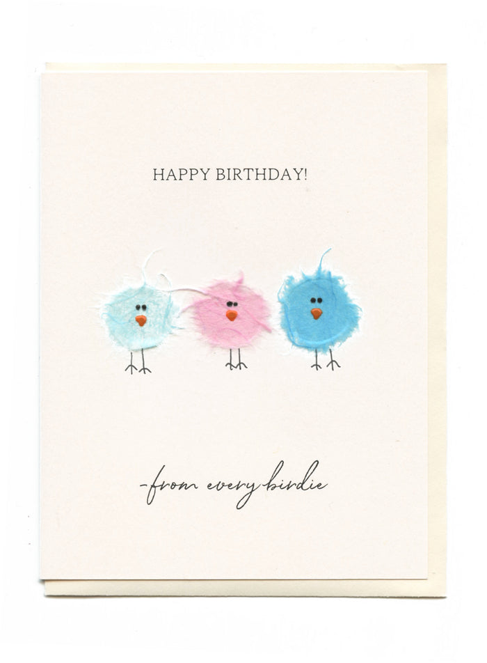 "Happy Birthday From Every Birdie" Three Birds